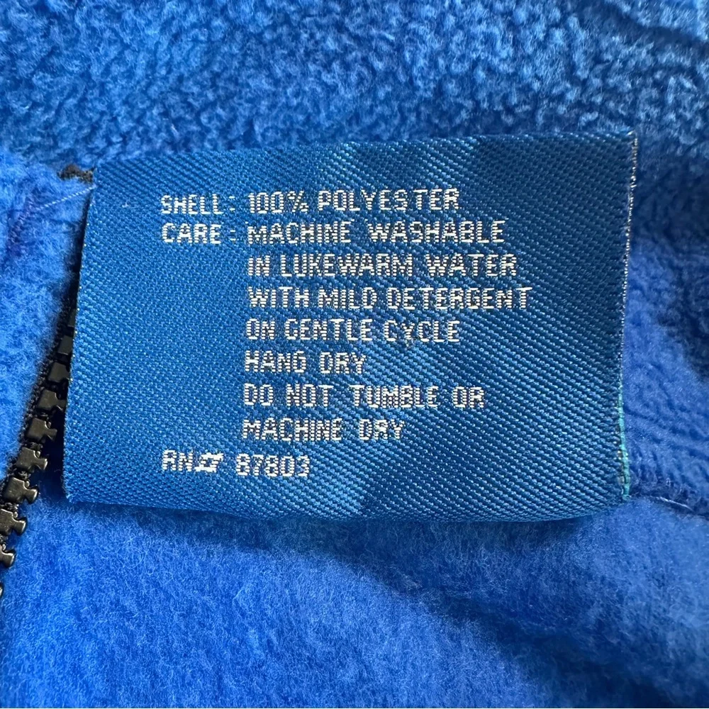 Acadia Blue Fleece‎ Quarter Zip Pullover Boys M 10-12